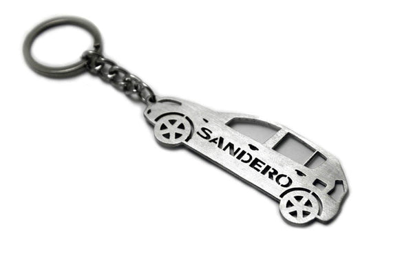 Car Keychain for Renault Sandero I (type STEEL) - decoinfabric