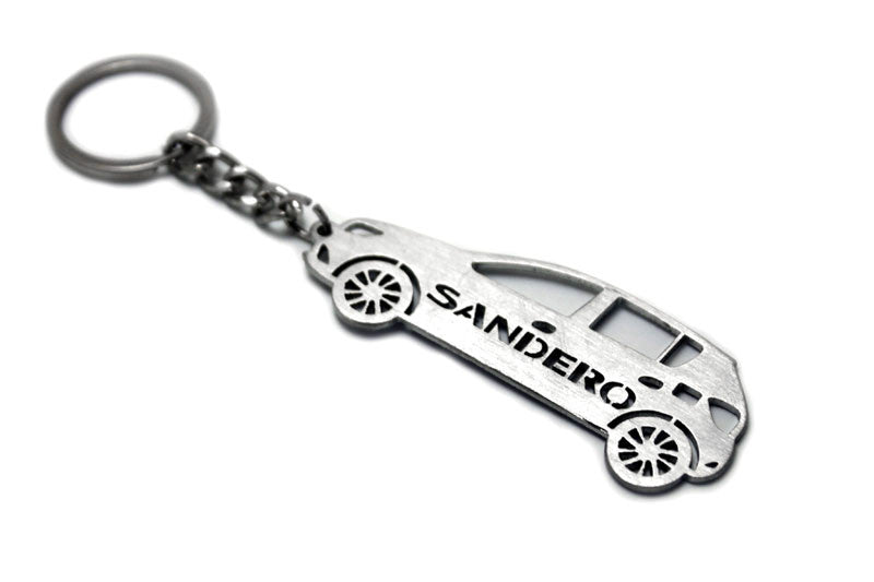 Car Keychain for Renault Sandero II (type STEEL) - decoinfabric