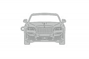 Car Keychain for Rolls-Royce Ghost II (type FRONT) Keychains opdesign