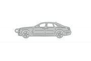 Car Keychain for Rolls-Royce Ghost II (type STEEL) Keychains opdesign