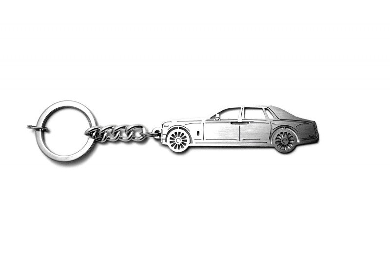Car Keychain for Rolls-Royce Phantom VIII (type STEEL) - decoinfabric