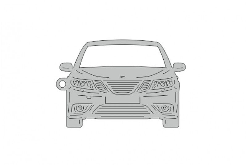 Car Keychain for Saab 9-3 II (type FRONT) Keychains opdesign