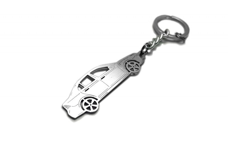 Car Keychain for Saab 9-3 II (type STEEL) - decoinfabric