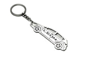 Car Keychain for Seat Leon II (type STEEL) Keychains opdesign