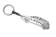 Car Keychain for Seat Leon II (type STEEL) Keychains opdesign