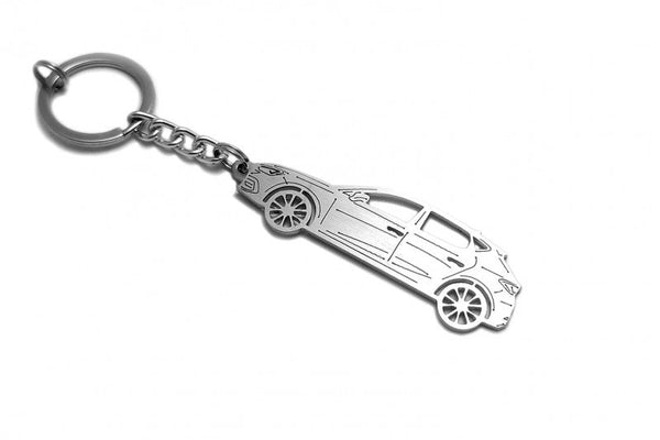Car Keychain for Seat Leon IV (type STEEL) - decoinfabric