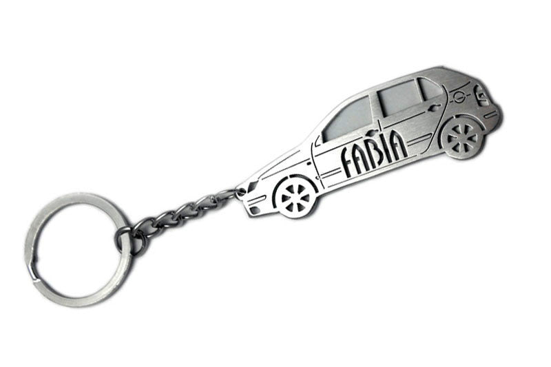 Car Keychain for Skoda Fabia I (type STEEL) Keychains opdesign