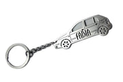 Car Keychain for Skoda Fabia I (type STEEL) Keychains opdesign