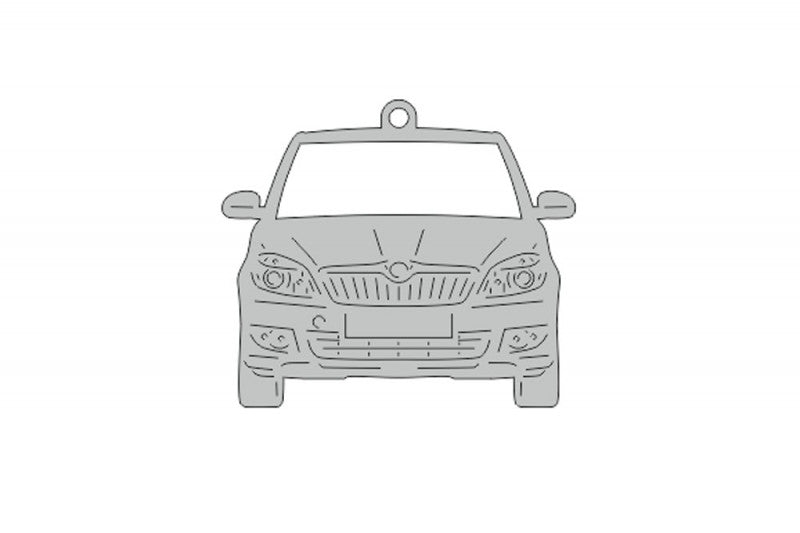 Car Keychain for Skoda Fabia II (type FRONT) Keychains opdesign