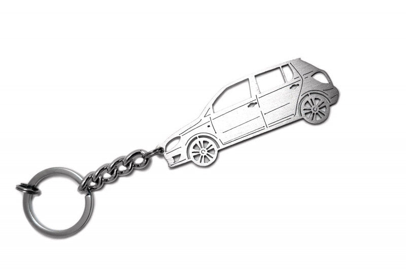 Car Keychain for Skoda Fabia II (type STEEL) - decoinfabric