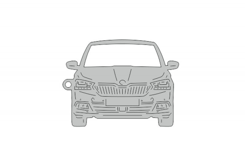 Car Keychain for Skoda Fabia III (type FRONT) Keychains opdesign