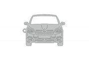 Car Keychain for Skoda Fabia III (type FRONT) Keychains opdesign