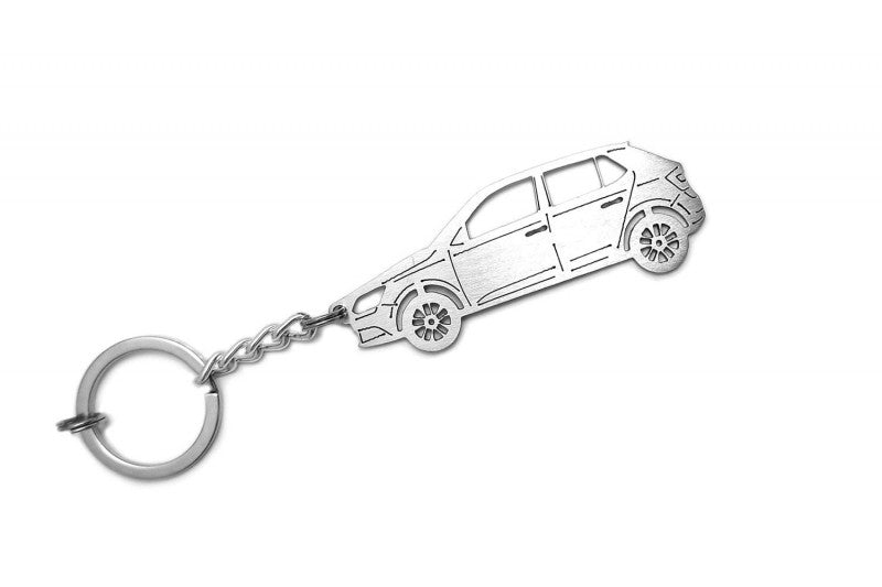 Car Keychain for Skoda Fabia III (type STEEL) - decoinfabric