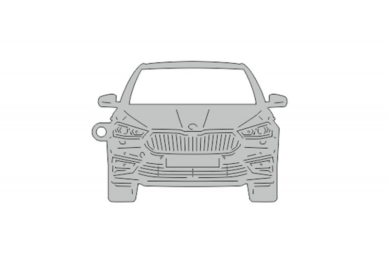 Car Keychain for Skoda Fabia IV (type FRONT) Keychains opdesign