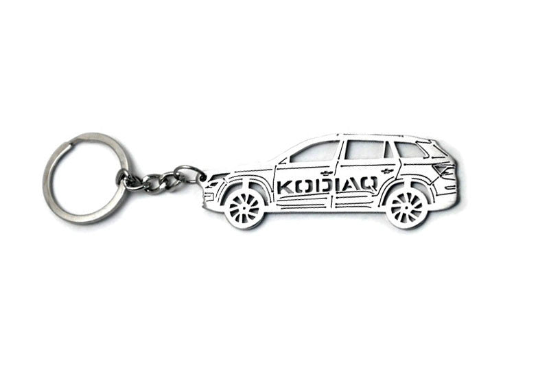Car Keychain for Skoda Kodiaq (type STEEL) - decoinfabric