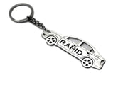 Car Keychain for Skoda Rapid 4D (type STEEL) Keychains opdesign