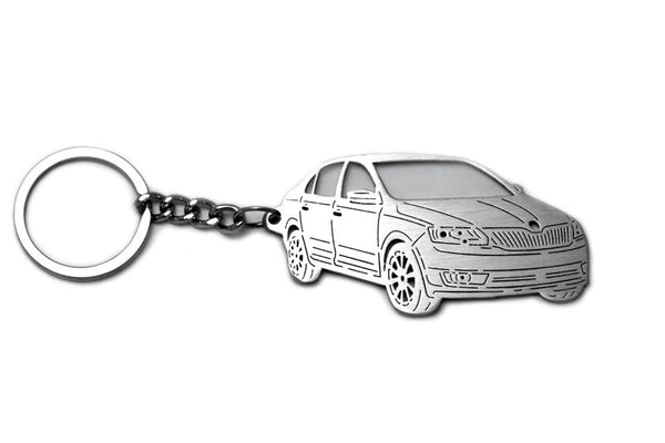 Car Keychain for Skoda Rapid (type 3D) - decoinfabric
