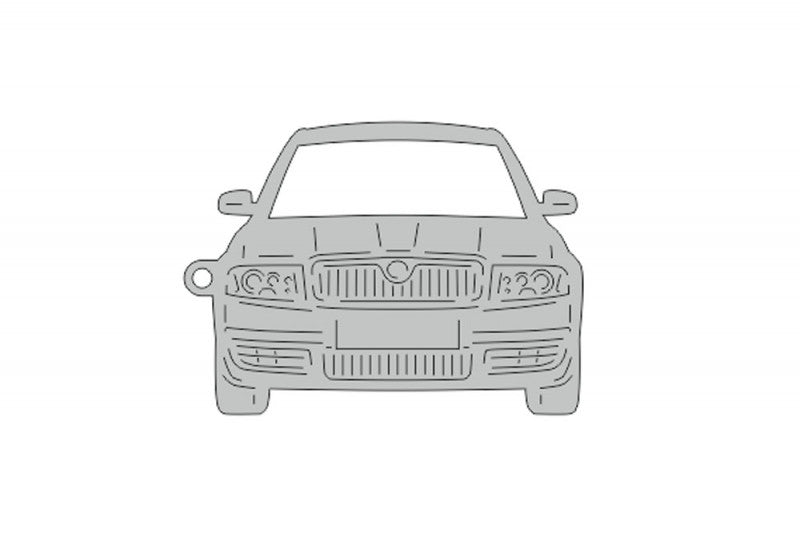Car Keychain for Skoda SuperB I (type FRONT) Keychains opdesign