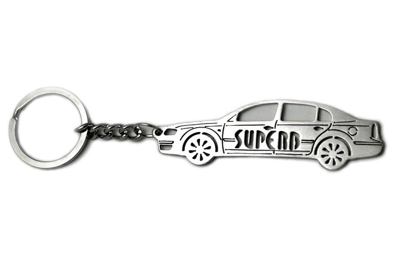 Car Keychain for Skoda SuperB I (type STEEL) Keychains opdesign