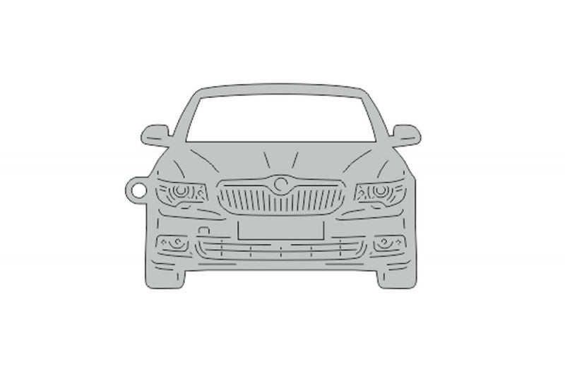 Car Keychain for Skoda SuperB II (type FRONT) Keychains opdesign