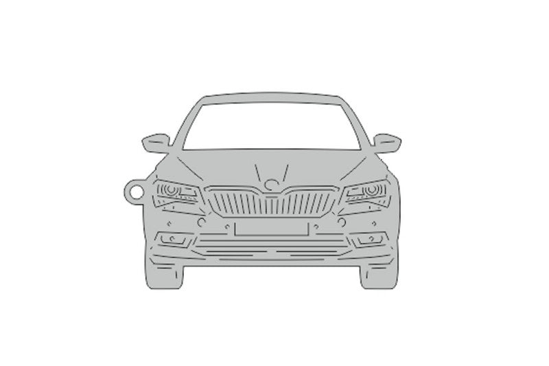 Car Keychain for Skoda SuperB III (type FRONT) Keychains opdesign