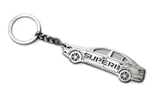 Car Keychain for Skoda SuperB III (type STEEL) Keychains opdesign