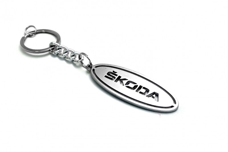 Car Keychain for Skoda (type Ellipse) - decoinfabric