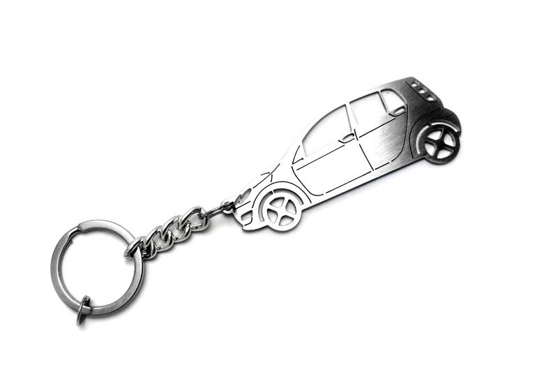 Car Keychain for Smart Forfour I (type STEEL) - decoinfabric