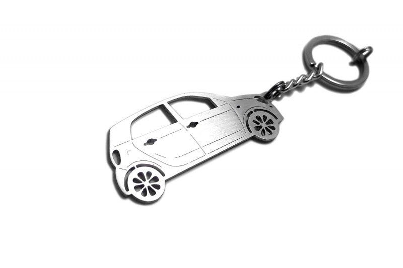 Car Keychain for Smart Forfour II (type STEEL) Keychains opdesign