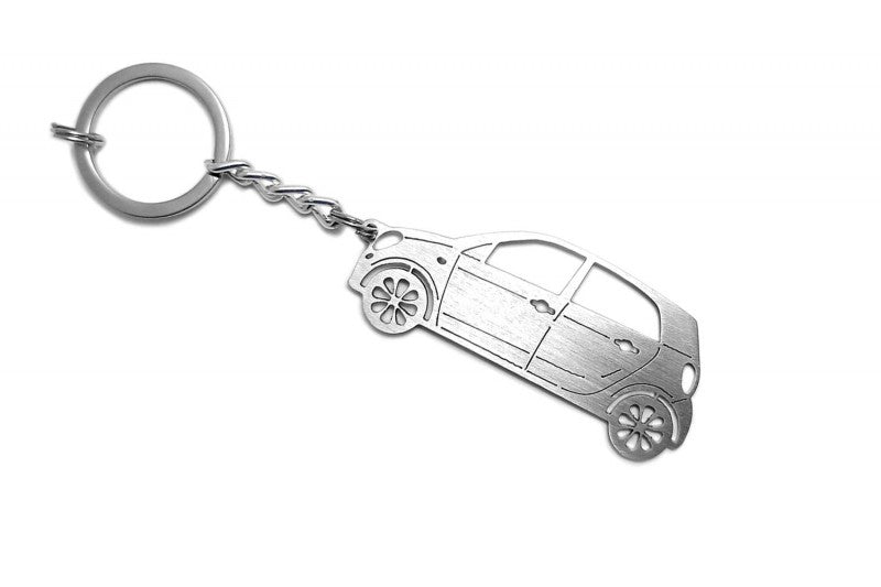 Car Keychain for Smart Forfour II (type STEEL) - decoinfabric