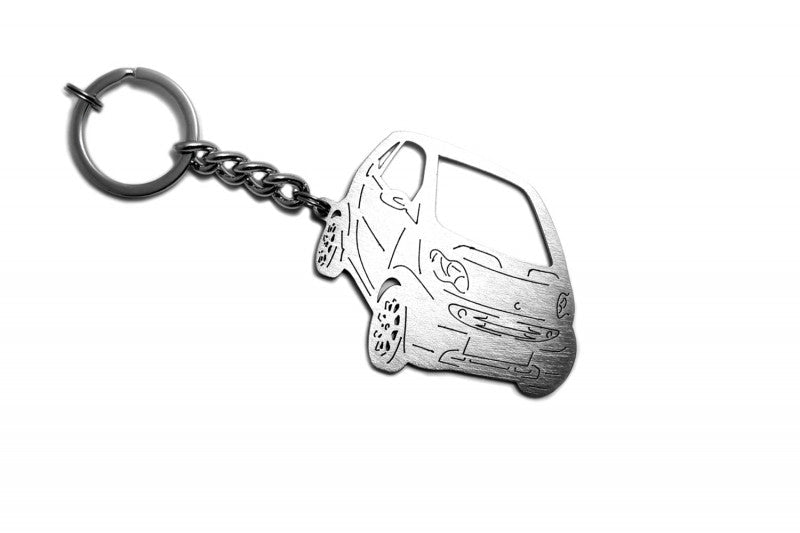 Car Keychain for Smart Fortwo I (type 3D) - decoinfabric