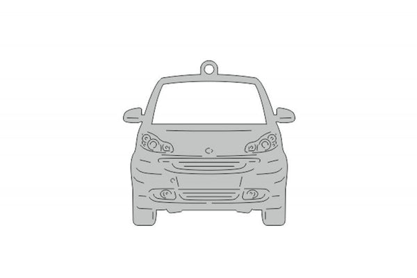Car Keychain for Smart Fortwo II (type FRONT) - decoinfabric