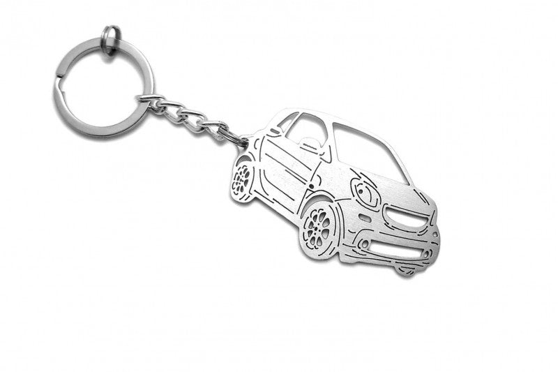 Car Keychain for Smart Fortwo III (type 3D) - decoinfabric