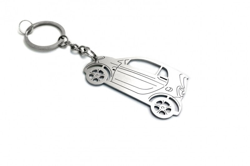 Car Keychain for Smart Fortwo III (type STEEL) - decoinfabric