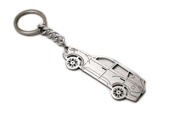 Car Keychain for SsangYong Rexton III (type STEEL) - decoinfabric