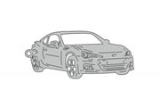 Car Keychain for Subaru BRZ I (type 3D) Keychains opdesign
