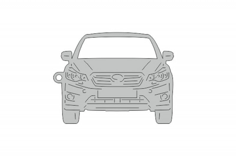 Car Keychain for Subaru Crosstrek I (type FRONT) Keychains opdesign