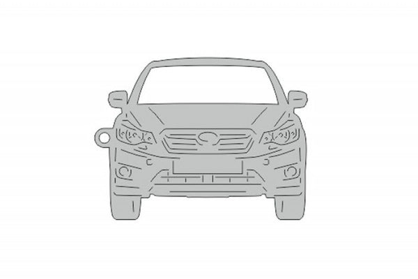 Car Keychain for Subaru Crosstrek I (type FRONT) - decoinfabric