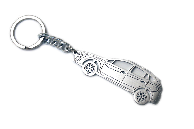 Car Keychain for Subaru Crosstrek II (type STEEL) - decoinfabric