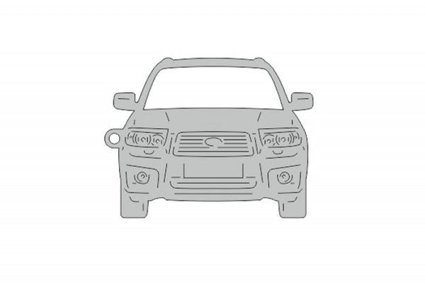 Car Keychain for Subaru Forester II (type FRONT) - decoinfabric
