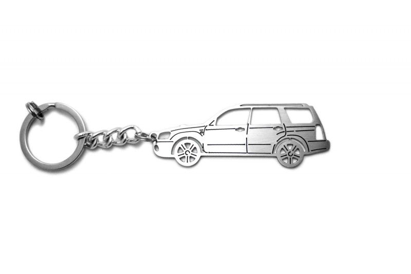 Car Keychain for Subaru Forester II (type STEEL) - decoinfabric