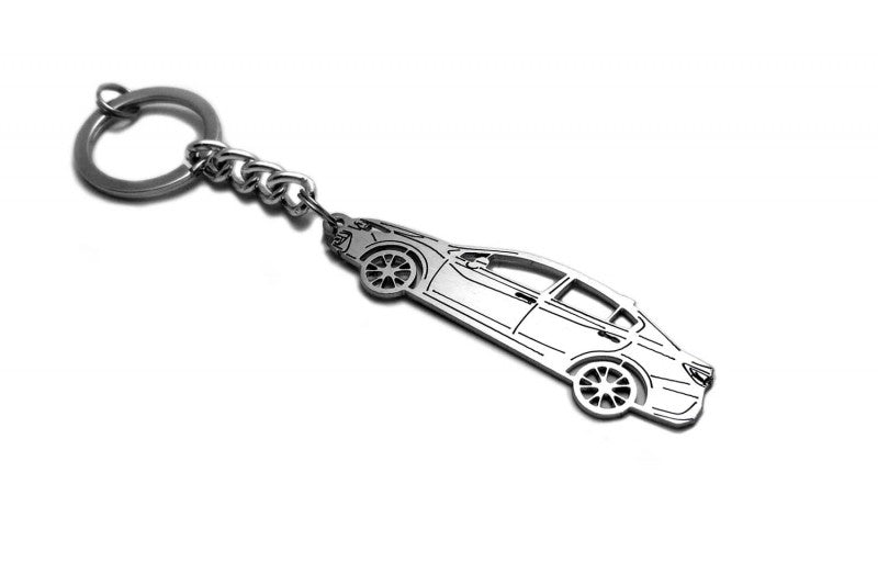Car Keychain for Subaru Impreza V 4D (type STEEL) - decoinfabric