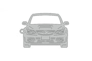Car Keychain for Subaru Impreza WRX STI III (type FRONT) Keychains opdesign