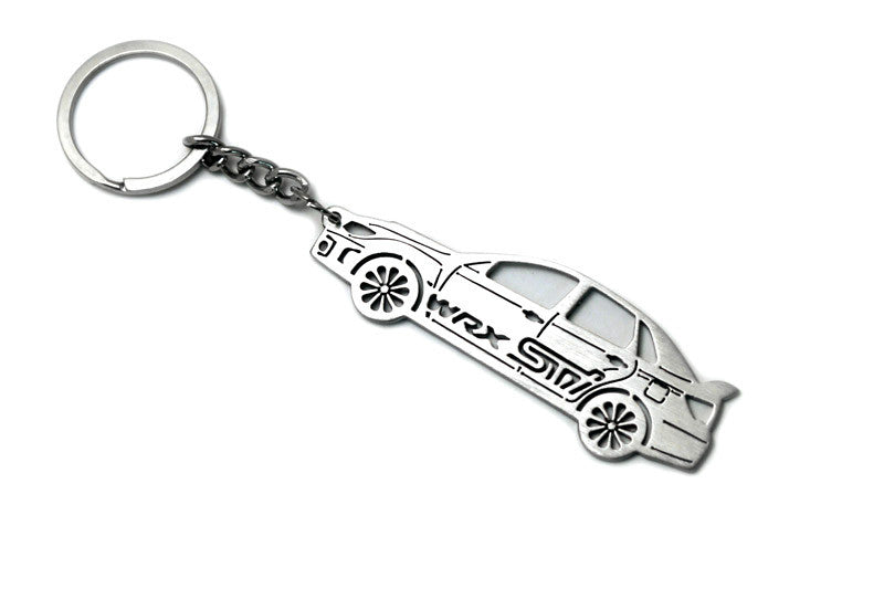 Car Keychain for Subaru Impreza WRX STI III (type STEEL) Keychains opdesign