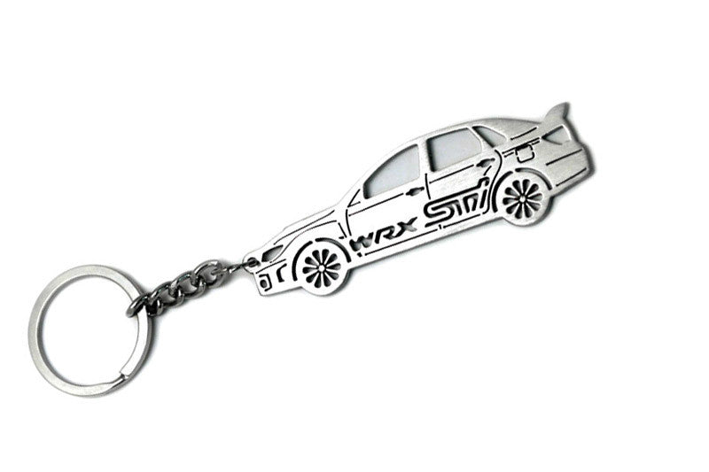 Car Keychain for Subaru Impreza WRX STI III (type STEEL) Keychains opdesign