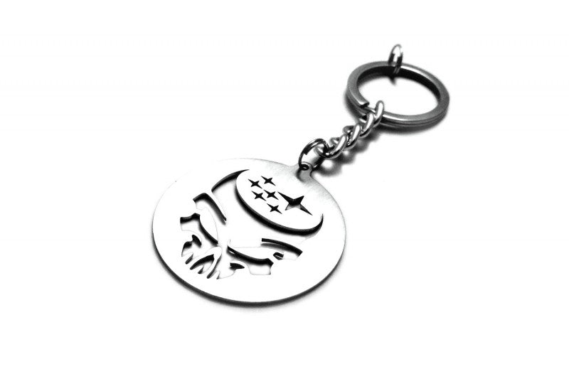 Car Keychain for Subaru Logo Skull (type STEEL) - decoinfabric