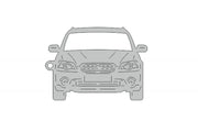 Car Keychain for Subaru Outback III (type FRONT) Keychains opdesign