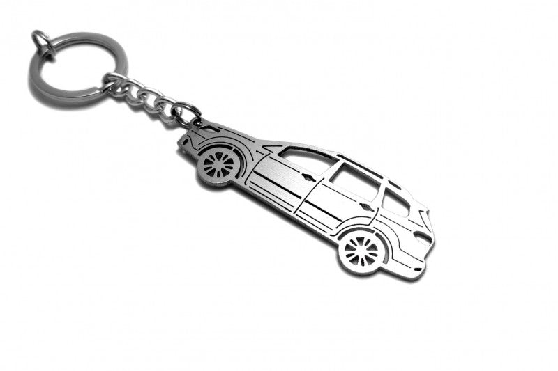 Car Keychain for Subaru Tribeca (type STEEL) - decoinfabric
