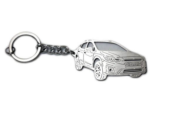 Car Keychain for Subaru XV II (type 3D) - decoinfabric