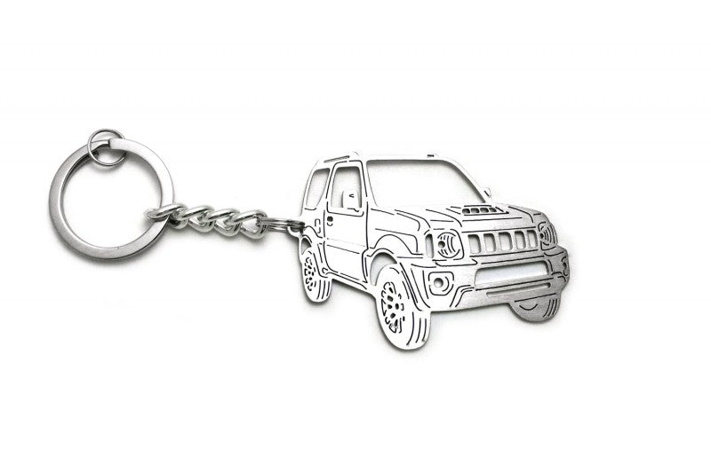 Car Keychain for Suzuki Jimny I (type 3D) - decoinfabric